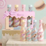 🍦 Idc institute petits délices set de 4 bouteilles-gel douche 200 ml/mousse bain 200 ml/lotion 🍭
