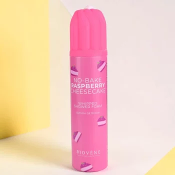 LOT DE 6 🍰✨ MOUSSE CHANTILLY DE DOUCHE – CHEESECAKE FRAMBOISE (250ML) – BIOVÈNE BARCELONA 🧴🍓 – Image 3