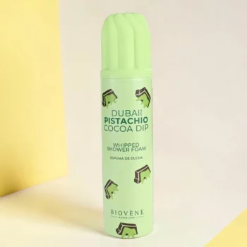 LOT DE 6 💚🍫 MOUSSE CHANTILLY DE DOUCHE – PISTACHE DE CACAO STYLE DUBAÏ (250ML) – BIOVÈNE BARCELONA 🧴 – Image 3