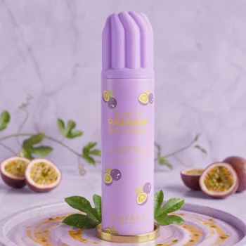 LOT DE 6 💜🍹 MOUSSE CHANTILLY DE DOUCHE – FRUIT DE LA PASSION (250ML) – BIOVÈNE BARCELONA 🧴