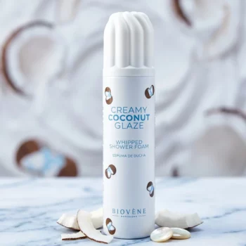 LOT DE 6 🥥🍦 MOUSSE CHANTILLY DE DOUCHE – GLAÇAGE DE COCO (250ML) – BIOVÈNE BARCELONA 🧴