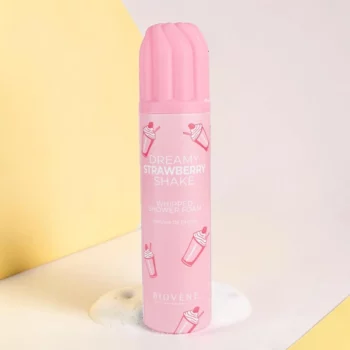 LOT DE 6 🍓🥤 MOUSSE CHANTILLY DE DOUCHE – MILKSHAKE FRAISE (250ML) – BIOVÈNE BARCELONA 🧴 – Image 3