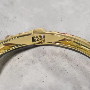 ✨ Bracelet Jonc Haut de Gamme En Acier Inoxydable – Ouverture à Ressort Haute Qualité – Image 3