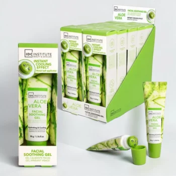 PRÉSENTOIR DE 10 🌿💆 ALOE VERA GEL APAISANT & RAFRAÎCHISSANT VISAGE – IDC INSTITUTE – Image 2