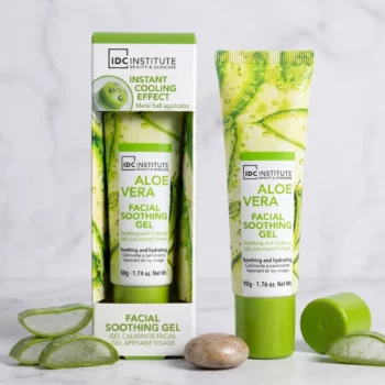 PRÉSENTOIR DE 10 🌿💆 ALOE VERA GEL APAISANT & RAFRAÎCHISSANT VISAGE – IDC INSTITUTE