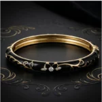 ✨ Bracelet Jonc Haut de Gamme En Acier Inoxydable – Ouverture à Ressort Haute Qualité