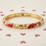 ✨ BRACELET JONC EN ACIER INOXYDABLE – OUVERTURE À RESSORT HAUTE QUALITÉ