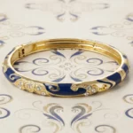 ✨ Bracelet Jonc Haut de Gamme En Acier Inoxydable – Ouverture à Ressort Haute Qualité