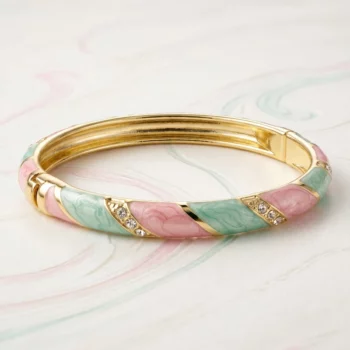 ✨ Bracelet Jonc Haut de Gamme En Acier Inoxydable – Ouverture à Ressort Haute Qualité