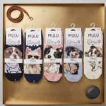 Lot de 12 Paires 🧦 CHAUSSETTES COURTES FEMME CRITTER "CHIEN COOL" ✨ "Qualité Premium"