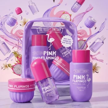 🦩 Trousse de Voyage 3 Pièces "Pink Flamingo" – The Fruit Company