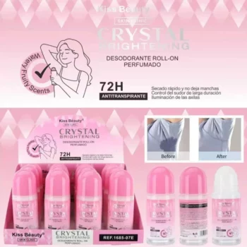 ☁️Présentoir de 12 déodorant roll on parfumé "Crystal Brightening" - kiss beauty ✨ – Image 2