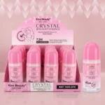 ☁️Présentoir de 12 déodorant roll on parfumé "Crystal Brightening" - kiss beauty ✨