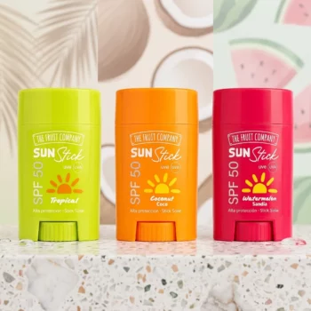 ☀️ Présentoir de 24 : Sun Stick Solaire 24 Pack Présentoir SPF50 - THE FRUIT COMPANY ☀️
