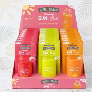 ☀️ Présentoir de 24 : Sun Stick Solaire 24 Pack Présentoir SPF50 - THE FRUIT COMPANY ☀️ – Image 2