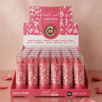 💄 PRÉSENTOIR DE 36 ROUGES À LÈVRES EASY PARIS – COLLECTION ORIENTALE