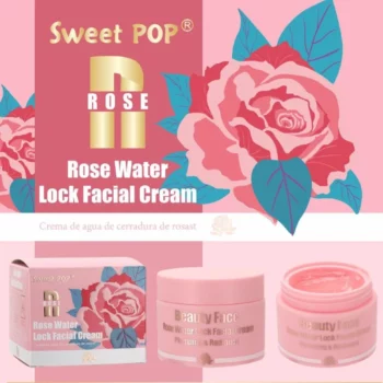 Lot de 12 🌹 CRÈME FACIALE À L'EAU DE ROSE, 50ml - Sweet POP✨ – Image 2
