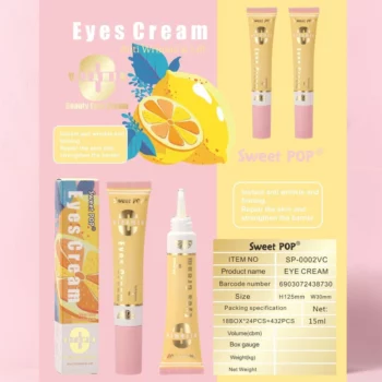 Lot de 12 🍋 ANTI-RIDES CRÈME CONTOUR DES YEUX 15ml - Sweet POP✨ – Image 2