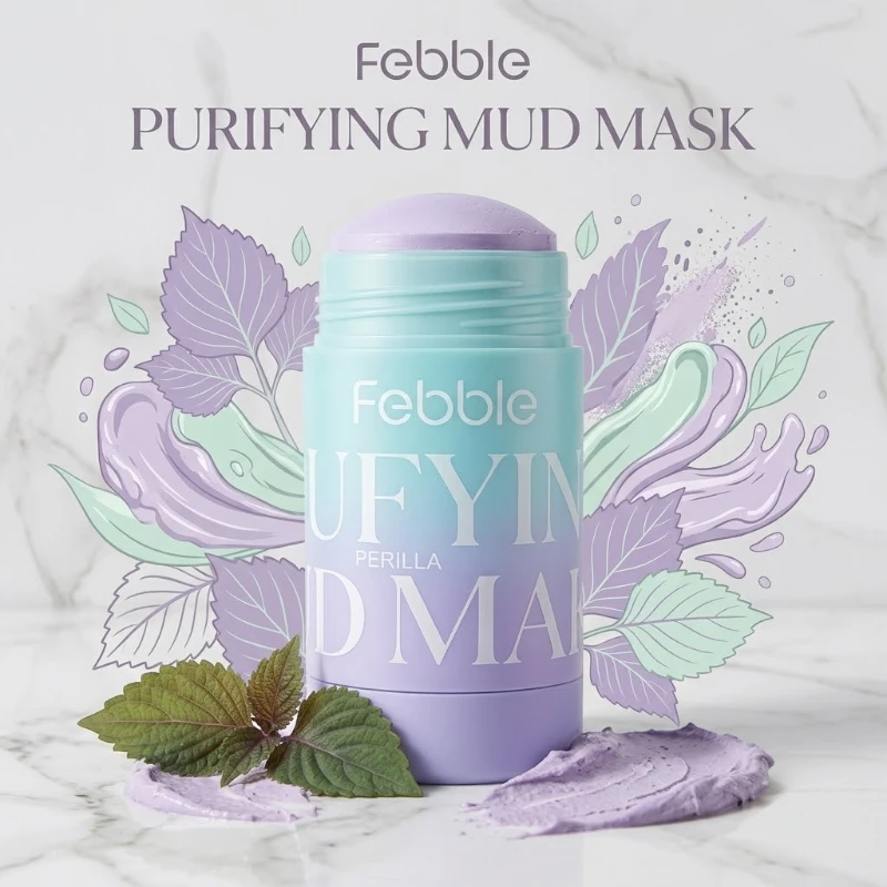 FEH015-1.jfif Lot de 12 ✨ Masque visage en Stick Purifiant PERILLA 40g - FEBBLE – Image 1