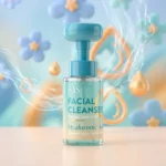 Lot de 9 ✨ Nettoyant visage à l'acide hyaluronique 300g - SAS✨