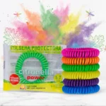 Lot de 42 🦟 Blisters de bracelets colorés à la citronnelle, torsadé pour s'addapter à toutes les tailles ✨
