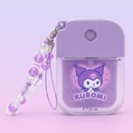 Lot de 6 😈 Brume Corporelle Kuromi 35ml avec Dragonne Perles : Le Look Rebelle et Mignon ! 💜 ✨