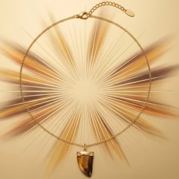 Collier Avec Pendentif Dent Choco – Image 2