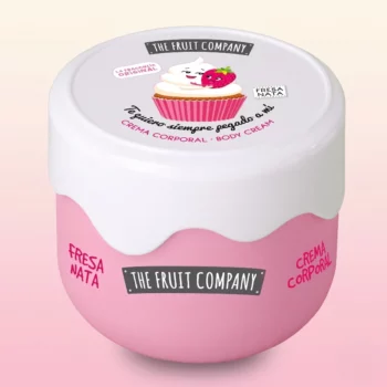 Carton de 6 : Crème corporelle parfum FRAISE CHANTILLY effet soie - The Fruit Company