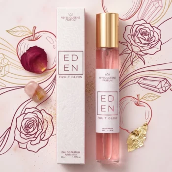 🌟Revente Premium🌟 Présentoir de 20 : Eaux de Parfum Unisex 33ml "ED EN FRUIT GLOW" - Reyes Queens