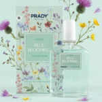🩵✨ Fraîcheur Céleste : Eau de Toilette Blue Blooming – Flora Collection par Prady (90ml) 🌊🌸