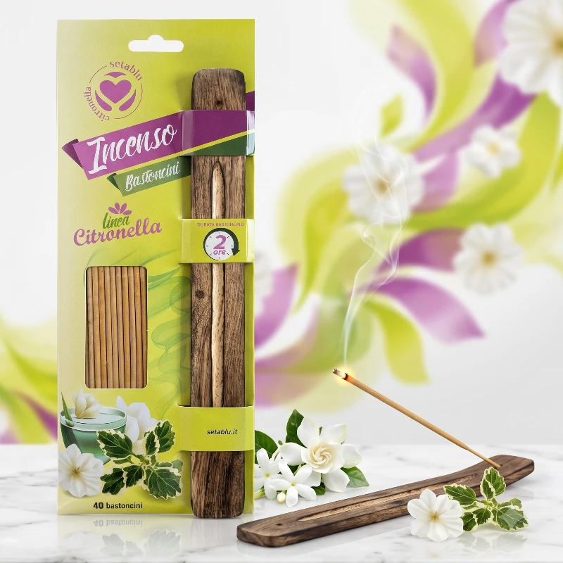 encens anti moustique setablu avec support Lot de 6 🦟 Blisters de 40 Bâtons d'encens CF, avec support, ✨ – Image 1