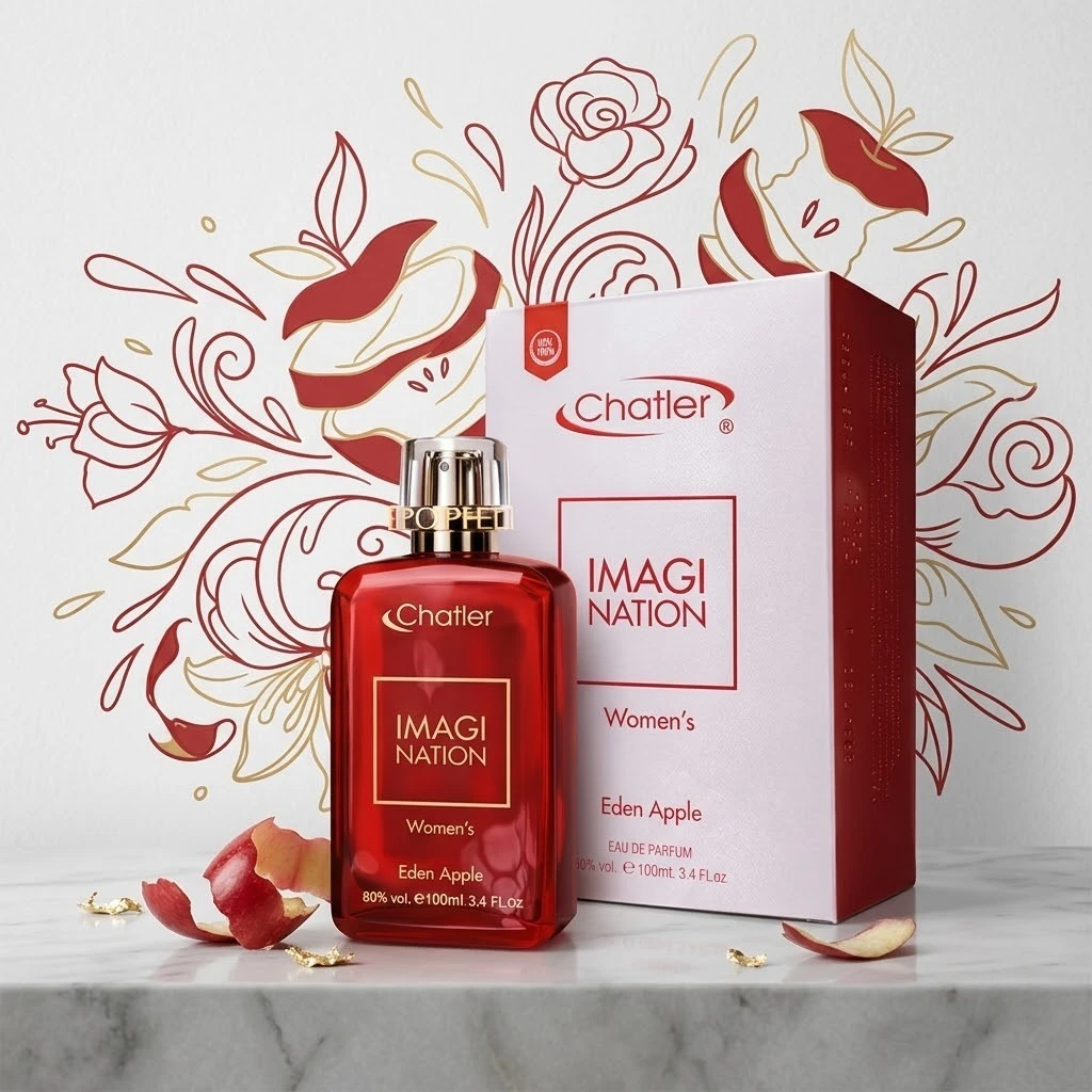 fournisseur en haut de parfum femme (13) Eau de Parfum Femme IMAGINATION EDEN APPLE 100ml â CHATLER â Image 1