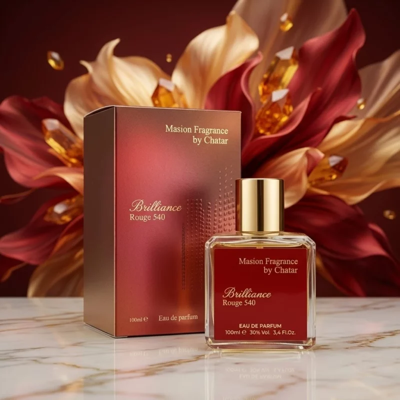 Eau de Parfum Femme Brillance Rouge 540 100ml – CHATLER
