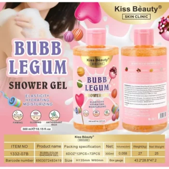 Lot de 6 🍦🍬🍒 Gel douche Bubblegum, 300ml ✨ – Image 2