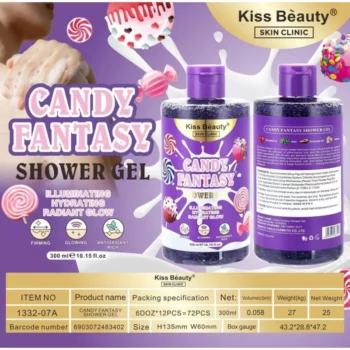 Lot de 6 🍦🍬🍒 Gel douche Candy Fantasy, 300ml ✨ – Image 2