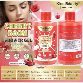 Lot de 6 🍦🍬🍒 Gel douche Cherry Boom, 300ml ✨ – Image 2