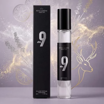 🌟Revente Premium🌟 Présentoir de 20 : Eaux de Parfum Homme 33ml "after 9" - Reyes Queens – Image 2