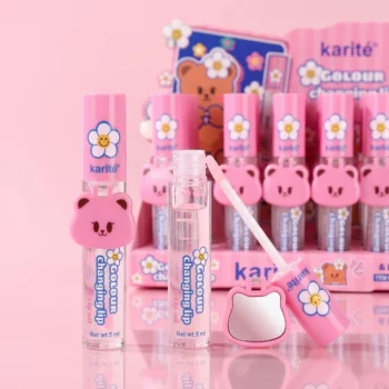 🐻 Présentoir de 24 Huiles Magiques Lèvres & Joues Karité "Sunny Bloom" (5 ml) : Hydratation & Couleur Sur-Mesure ! ✨ 🌸 – Image 2