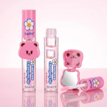 🐻 Présentoir de 24 Huiles Magiques Lèvres & Joues Karité "Sunny Bloom" (5 ml) : Hydratation & Couleur Sur-Mesure ! ✨ 🌸