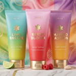 🍓 Lot de 12 Gommages Corporels "Berry Bloom" 150 ml – Sence 🌸✨