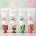 🌸 Lot de 4 : Crèmes pour les Mains Enrichies en Glycérine (30g) – Sensinity 💕