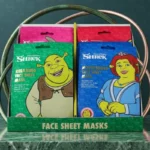 Lot de 24 🧅✨ Peau Parfaite Même dans le Marais ! Masques en Tissu Imprimés Shrek 💚👹