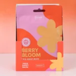 Lot de 24 🌸✨ Faites Fleurir Votre Beauté : Masques en Tissu Imprimés Berry Bloom Sence 🍓🍋