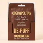 🧴 Présentoir de 12 Masques de Visage en Tissu Gel (20 ml) FERMETÉ Anti-Fatigue – Cosmopolitan 🌸