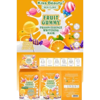 Lot de 24 🍫 Masque Visage "Bonbons Aux Fruits" – Kiss Beauty (Skin Clinic) – Image 2