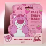 Lot de 12 🍓🐻 Douceur Fruitée & Hydratation : Masque en Tissu Imprimé Lotso - Disney Toy Story💕✨