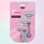 Lot de 12 🪒 Glisse Douce & Rasage Parfait 🧴 Blisters de 3 Rasoirs "Gentle Glide" 3 Lames – Sence 🌸