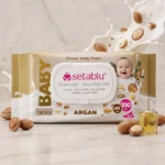 👶 Lot de 6 paquets de 100 lingettes LINGETTES POUR BÉBÉ HUMIDES ARGAN SETABLU 🌿
