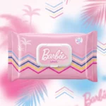 💖 Lot de 6 paquets de 64 lingettes LINGETTES HUMIDES BARBIE - HUILE D'ARGAN ✨