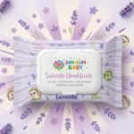 💜 lot de 12 paquets de 25 LINGETTES HUMIDES POUR LAVANDE BÉBÉ, BIM BUM BABY 👶